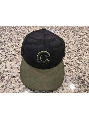 New Era Chicago Cubs Fitted Hat Men's Size 7 3/8